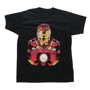 Unbranded - Iron Man Black Graphic T-Shirt